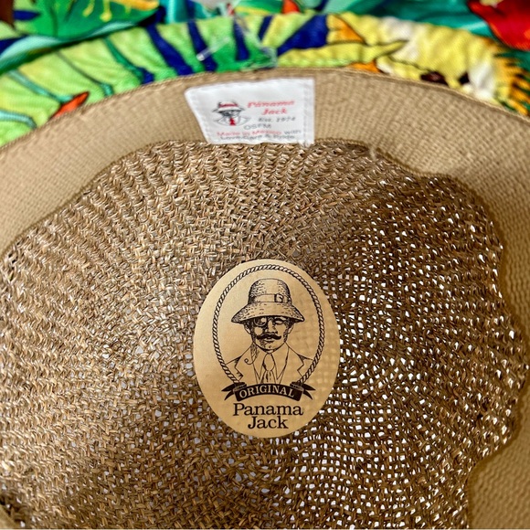 NWOT | Original Panama Jack | Women's Cloche Straw Hat Tropical Bow - Picture 12 of 14